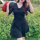 ブラック | 水着体型カバー ワンピース 大きいサイズ | teddyshop