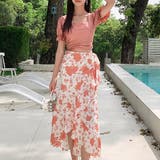 ピンク | 水着体型カバー 3点セット パレオ | teddyshop