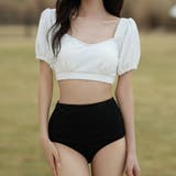 ホワイト×ブラック | 水着 セクシー モノトーン | teddyshop