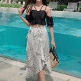 ブラック | 水着体型カバー オフショルダー パレオ | teddyshop