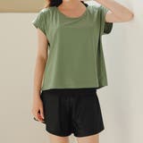 カーキ | 【紫外線カット率99 5％以上】水着体型カバー ママ水着 | teddyshop