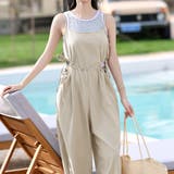 F:ベージュ | 【紫外線カット率99 4%】水着体型カバー ビキニ | teddyshop