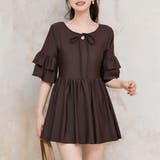 ダークブラウン | 水着 ワンピース 体型カバー | teddyshop