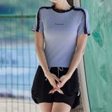 パープル | 水着体型カバー レディース セパレート | teddyshop