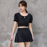 ブラック | 水着 チェック レディース | teddyshop