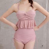 ピンク | ビキニ フリル 水着 | teddyshop