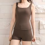 ダークブラウン | タンキニ 水着 全3色 | teddyshop