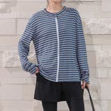 ホワイトボーダー×ネイビー | 水着 体型カバー レディース | teddyshop