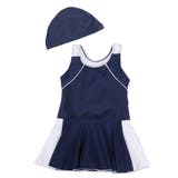 D:ネイビー | スクール水着 女の子 キッズ | Kids Teddy