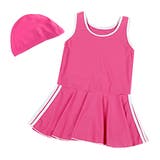 E:ショッキングピンク | スクール水着 女の子 キッズ | Kids Teddy