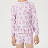 フラワー | 【紫外線カット率97 9％】キッズ 水着 | Kids Teddy