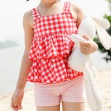 レッド | キッズ 水着 女の子 | Kids Teddy