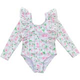 ホワイト | キッズ 水着 女の子 | Kids Teddy