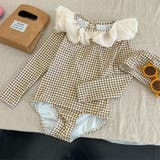 ブラウン | キッズ 水着 女の子 | Kids Teddy