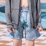グレー×ボタニカル | 水着 パンツ キッズ | Kids Teddy
