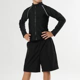 ブラック×ホワイト | キッズ 水着 女の子 | Kids Teddy