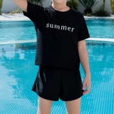 ブラック | キッズ 水着 女の子 | Kids Teddy