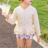 クリーム | キッズ 水着 女の子 | Kids Teddy