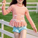 オレンジ | キッズ 水着 女の子 | Kids Teddy