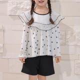ハート×オフホワイト | キッズ 水着 全3色 | Kids Teddy