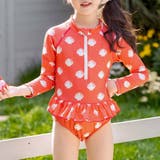 シェル×レッド | キッズ 水着 全3色 | Kids Teddy