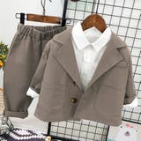グレージュ | キッズ スーツ 男の子 | Kids Teddy