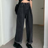 ブラック | ジーンズ レディース 韓国ファッション | teddyshop