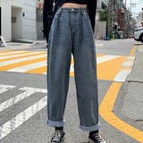 ブルー | ジーンズ レディース 韓国ファッション | teddyshop