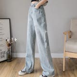 ライトブルー | ジーンズ ロング丈 春 | teddyshop