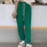 グリーン | スウェット パンツ ロング丈 | teddyshop