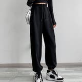 ブラック | スウェット 春 パンツ | teddyshop