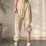 ベージュ | スウェット 春 パンツ | teddyshop