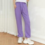 パープル | スウェット 春 パンツ | teddyshop
