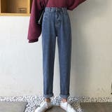 ブルー | デニム 春 ハイウエスト | teddyshop