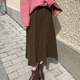 ブラウン | レディース ロングスカート オフィスカジュアル | teddyshop
