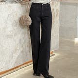 ブラック | デニムパンツ ロング丈 大きいサイズ | teddyshop