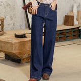 インディゴ | デニムパンツ ロング丈 大きいサイズ | teddyshop