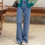 ブルー | デニムパンツ ロング丈 大きいサイズ | teddyshop