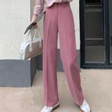 ピンク | スラックス ストレートパンツ 韓国 | teddyshop