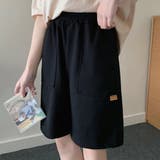 ブラック | ハーフパンツ スウェット 春 | teddyshop