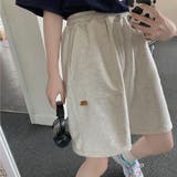 杢ホワイト | ハーフパンツ スウェット 春 | teddyshop