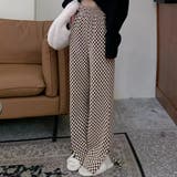 ブラウン | イージーパンツ フレアパンツ ロング丈 | teddyshop