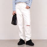 ホワイト | デニム パンツ ボトムス | teddyshop