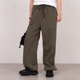 ダークブラウン | パラシュートパンツ イージーパンツ ワイド | teddyshop