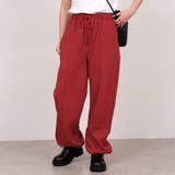 レッド | パラシュートパンツ イージーパンツ ワイド | teddyshop