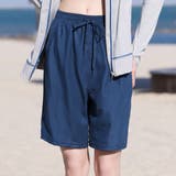 ネイビー | サーフパンツ 大きいサイズ 水着体型カバー | teddyshop