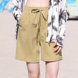 ベージュ | サーフパンツ ハーフパンツ 水着体型カバー | teddyshop