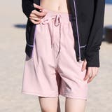 ペールピンク | サーフパンツ ハーフパンツ 水着体型カバー | teddyshop