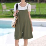 カーキ | サロペット 水着体型カバー ラッシュガード | teddyshop