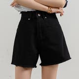 ブラック | デニム ショートパンツ レディース | teddyshop